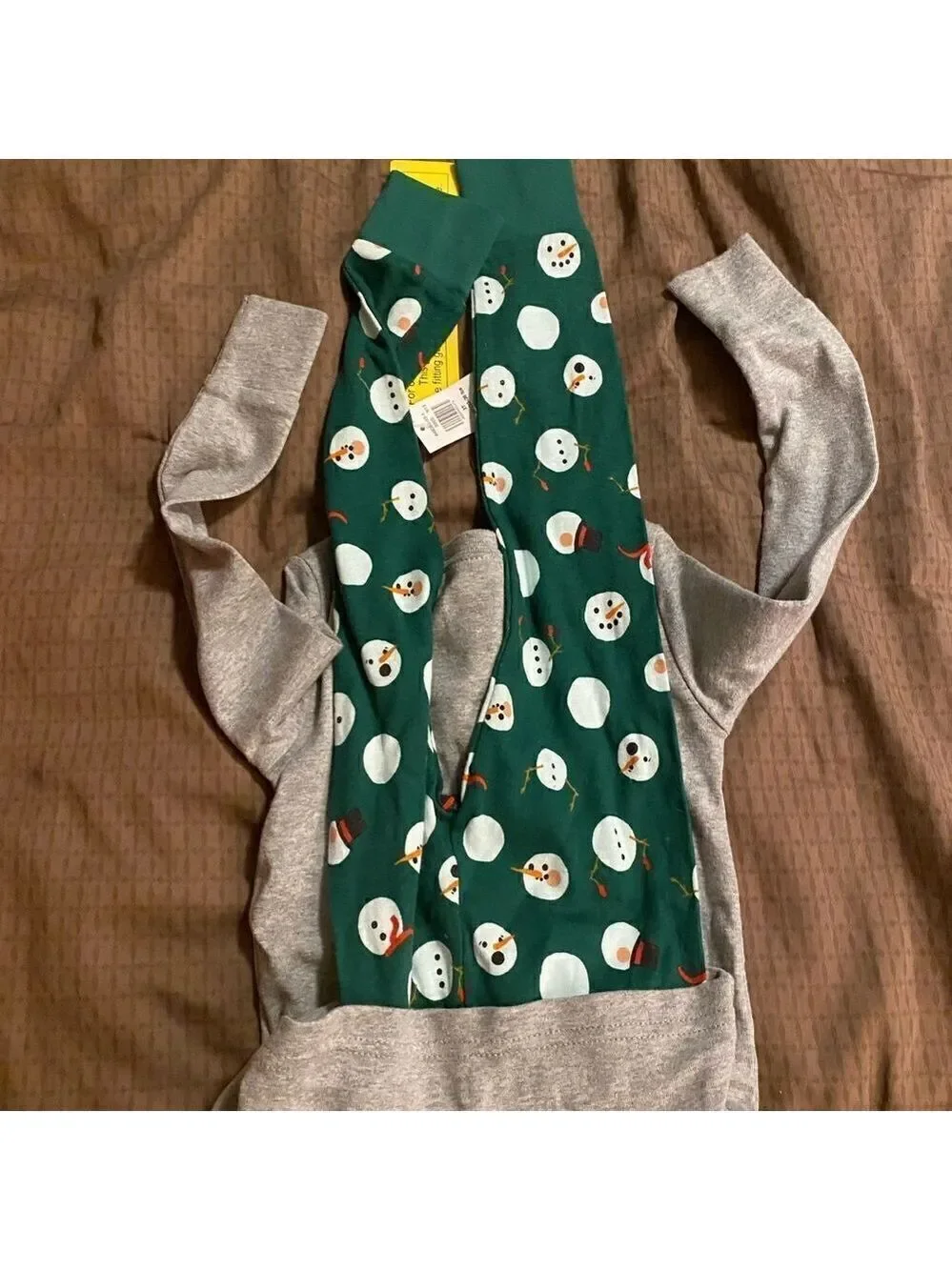 Snow man pjs